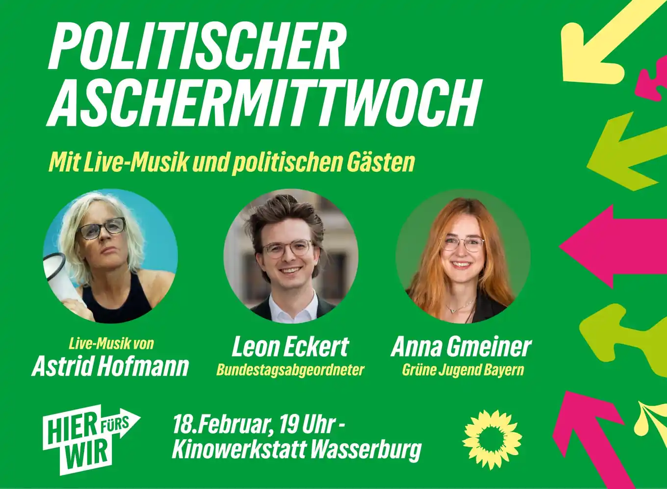 Wasserburger Grüne laden ein