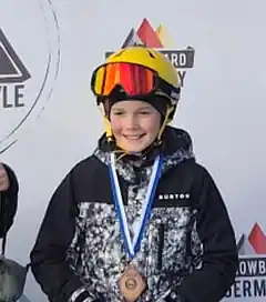 In Bayern auf Rang drei: Snowboarder Luis Sterba