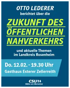 „Die Zukunft des öffentlichen Nahverkehrs“