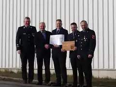 Große Freude bei der Feuerwehr Ramerberg