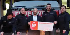 1.000 Euro für ein Feuerlöschübungsgerät