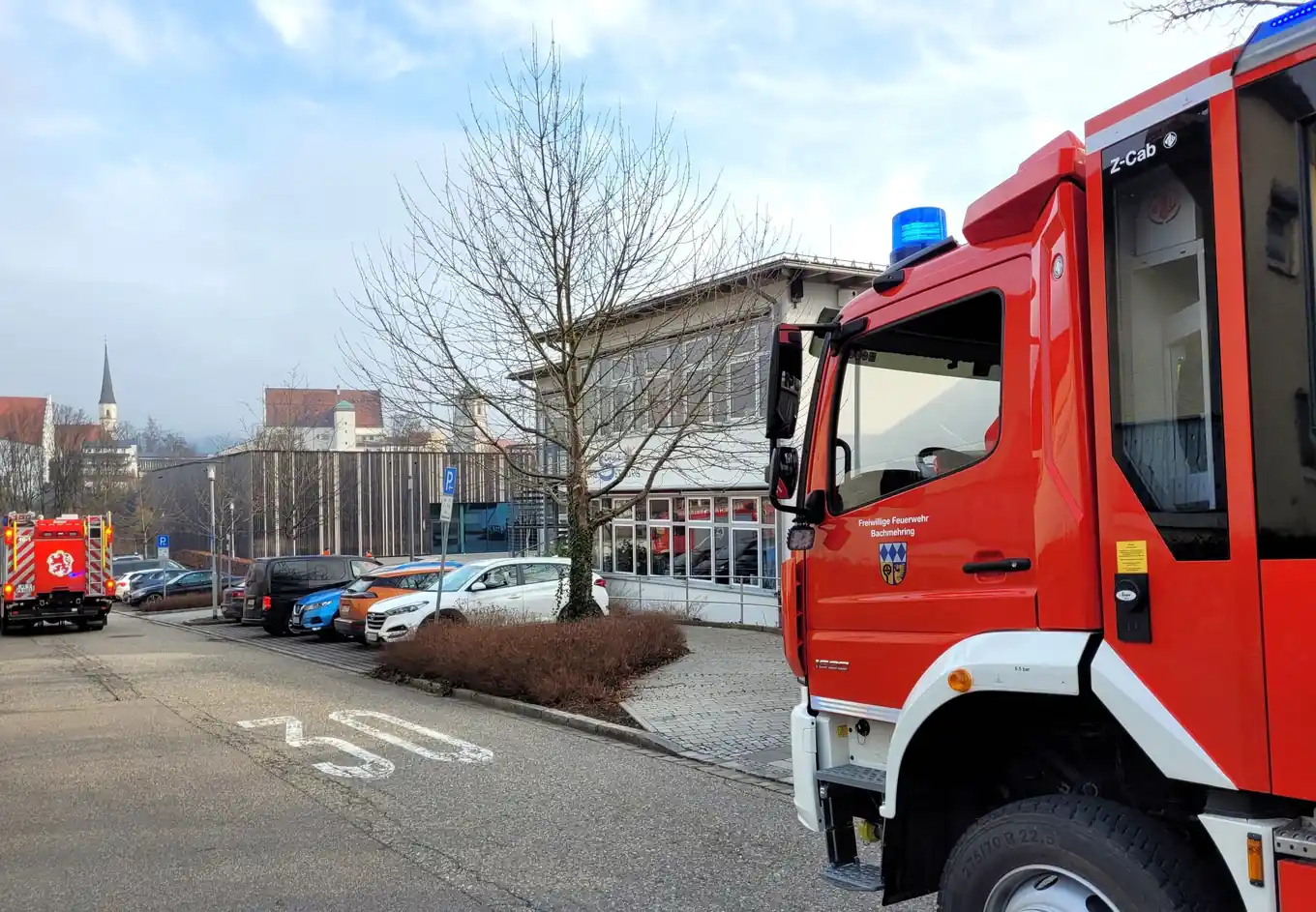9.20 Uhr: Einsatz in Wasserburg