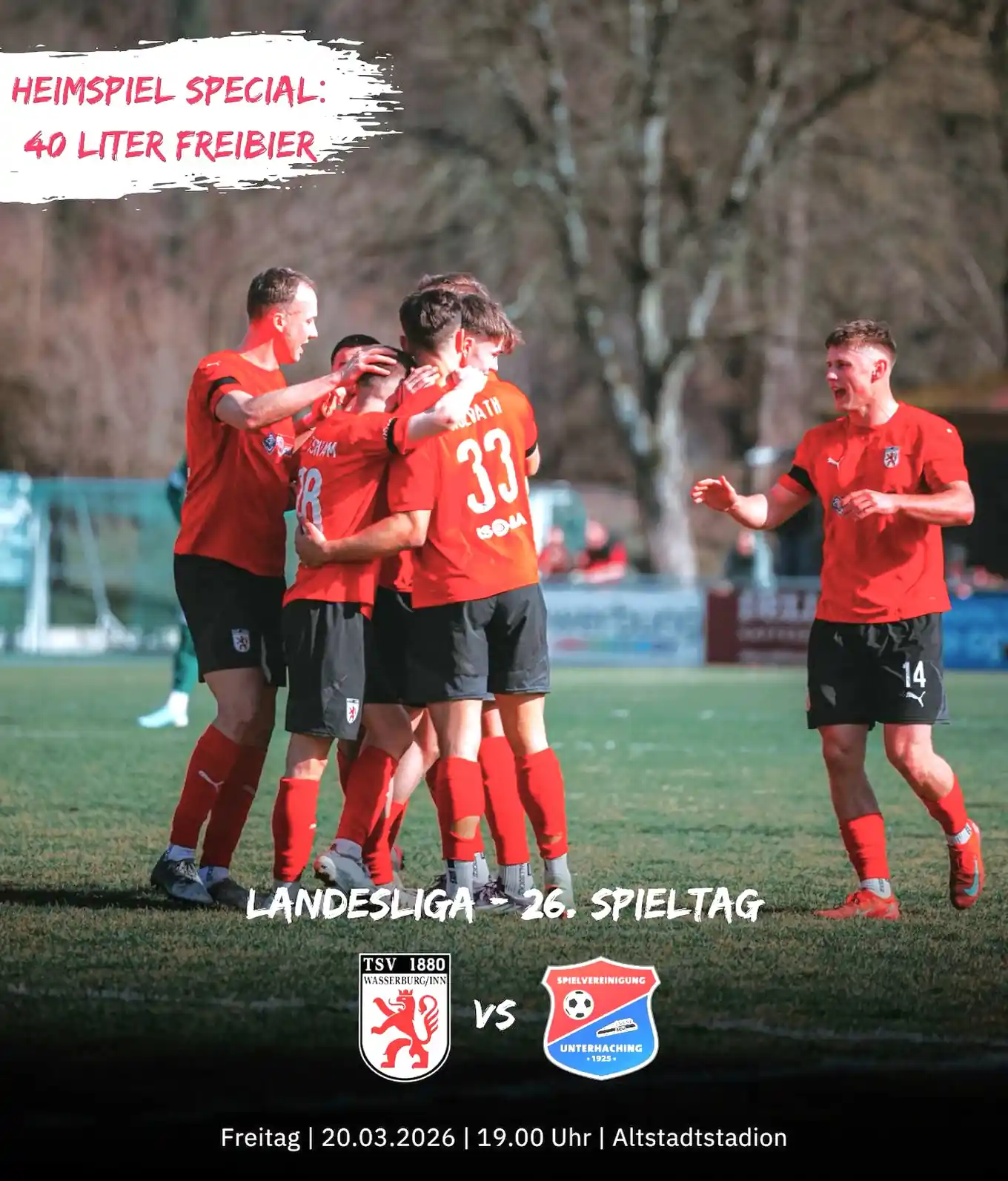 Kein Spiel wie jedes andere und 40 Liter Freibier