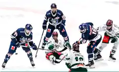 Den Sieg auf dem Hockeyschläger