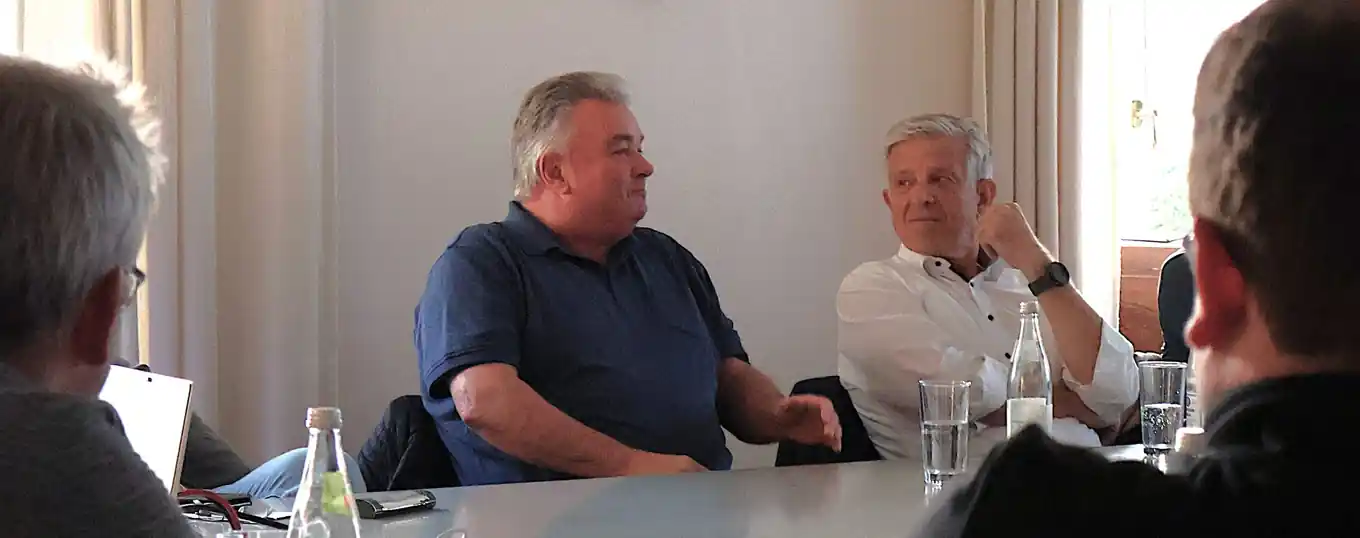 Marinus Schaber sagte gestern „Servus“