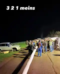 Weg ist er – der Rettenbacher Maibaum