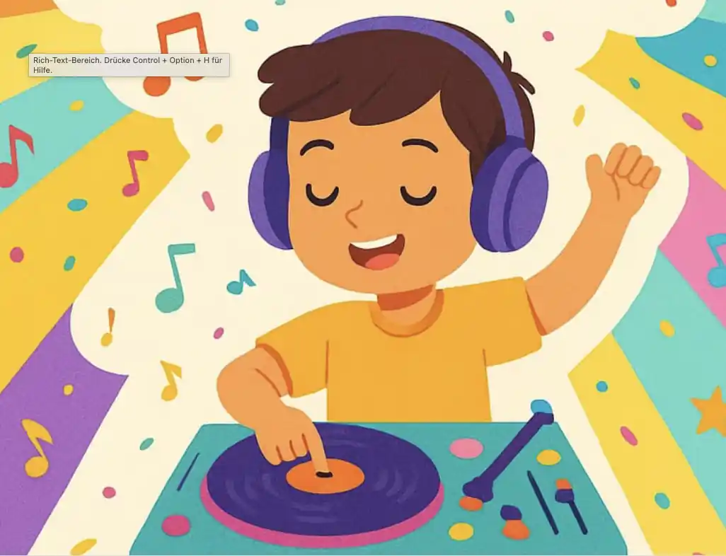 Kinderdisco auf dem Frühlingsfest