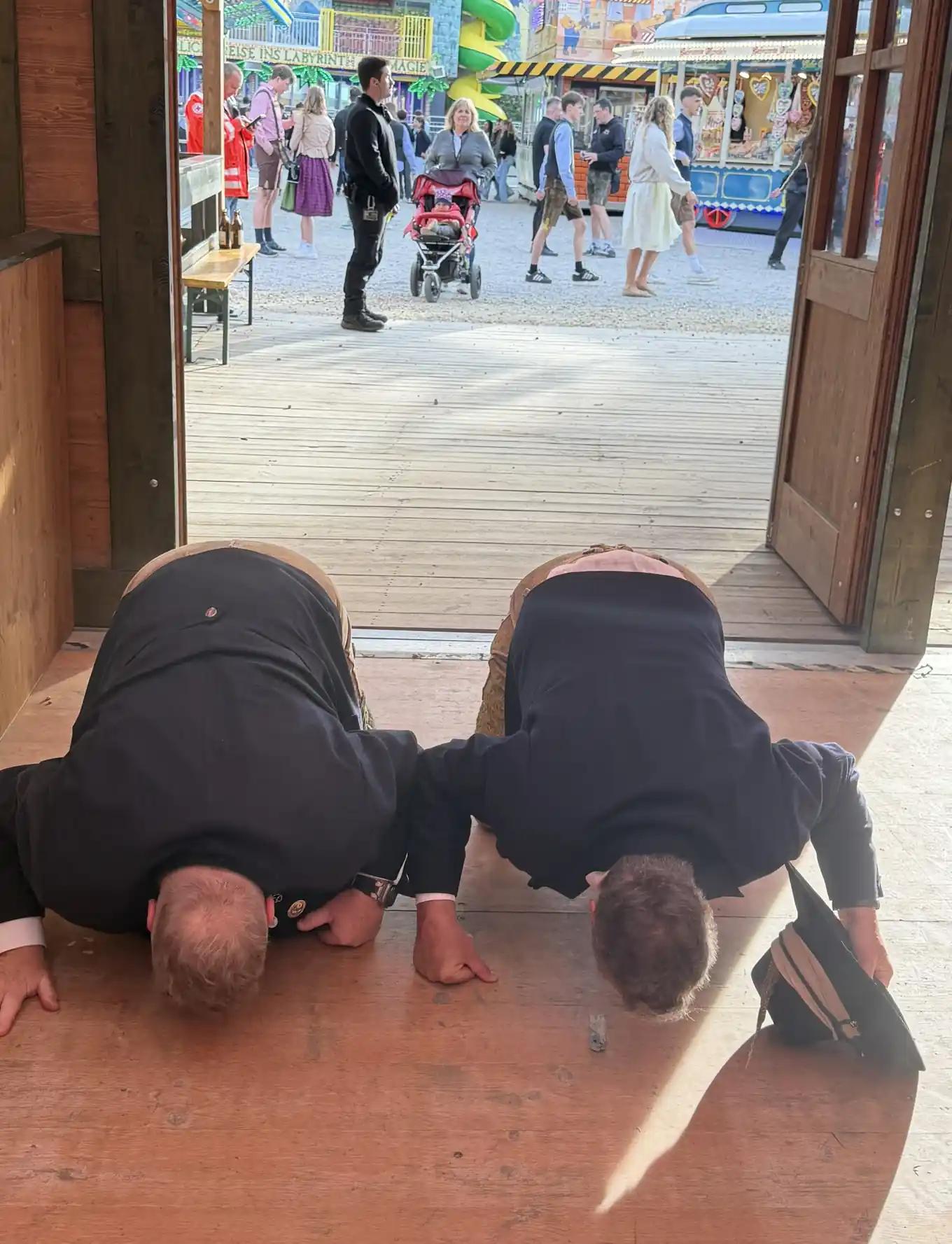 Das Ritual hat wieder Glück gebracht