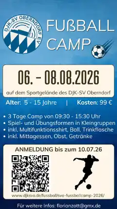 Fußball-Camp in Oberndorf