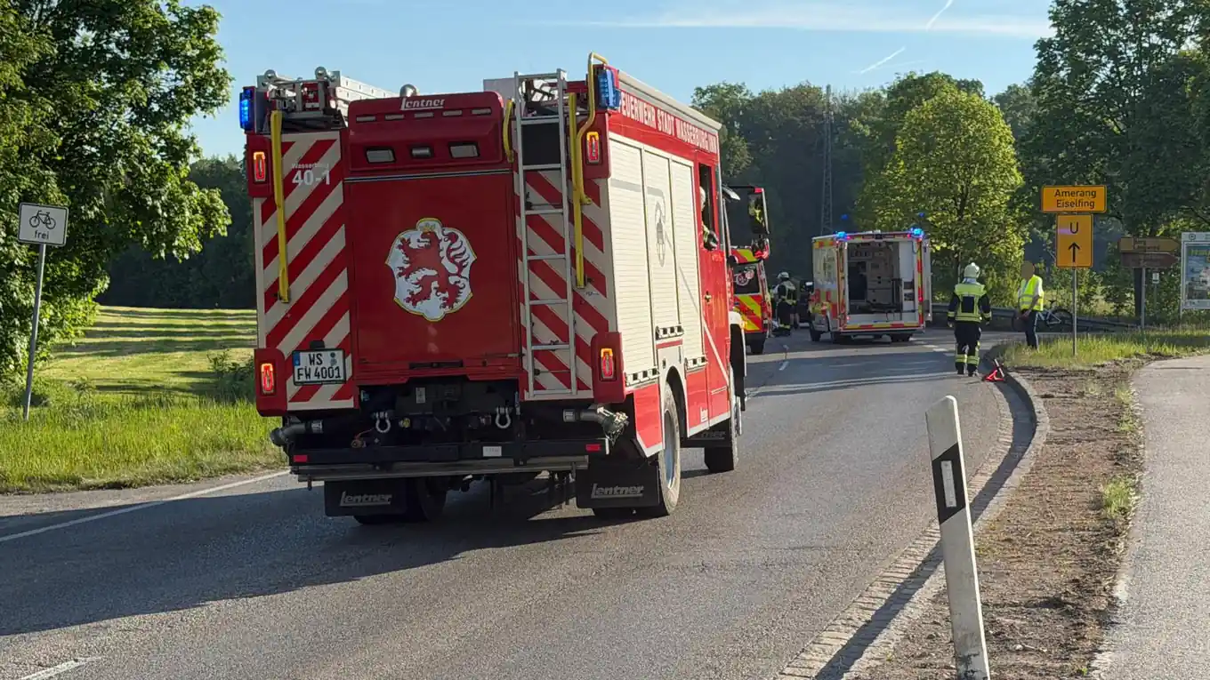 +++ Schwerer Verkehrsunfall in Wasserburg +++