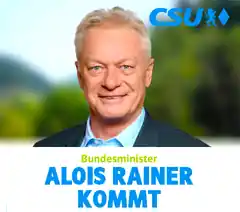 Alois Rainer spricht am Sonntag in Rott
