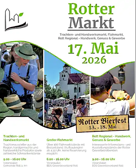 Am Sonntag ist das große Marktfest in Rott