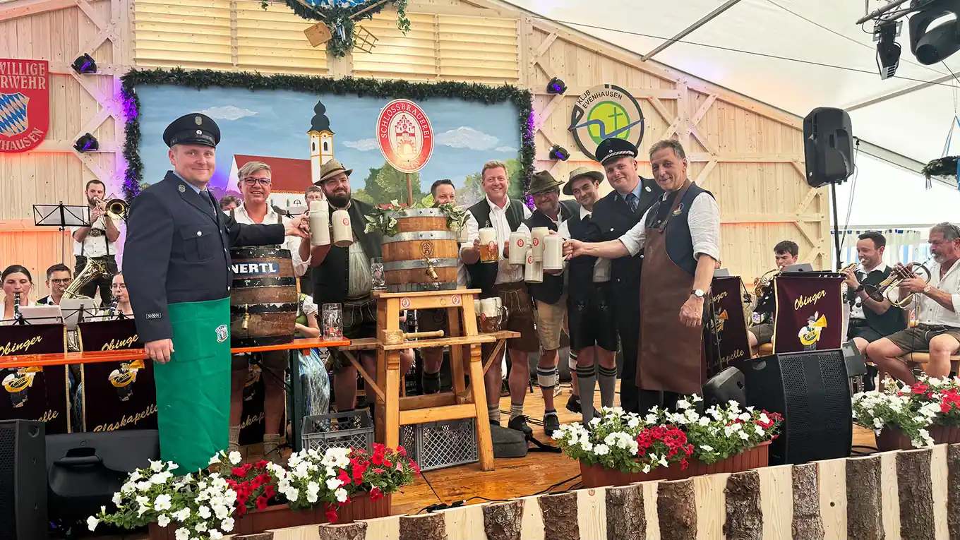 O´zapft is in Evenhausen