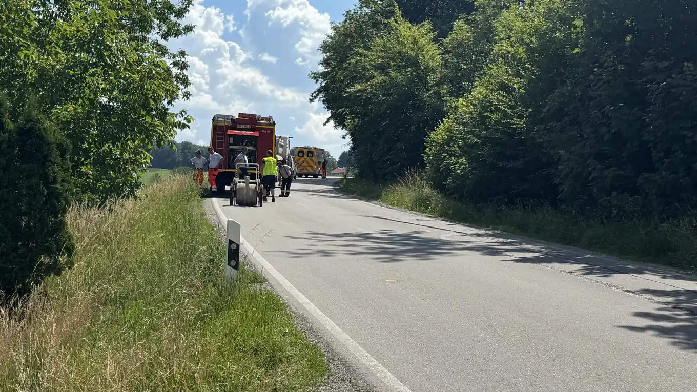 11 Uhr: Verkehrsunfall bei Amerang