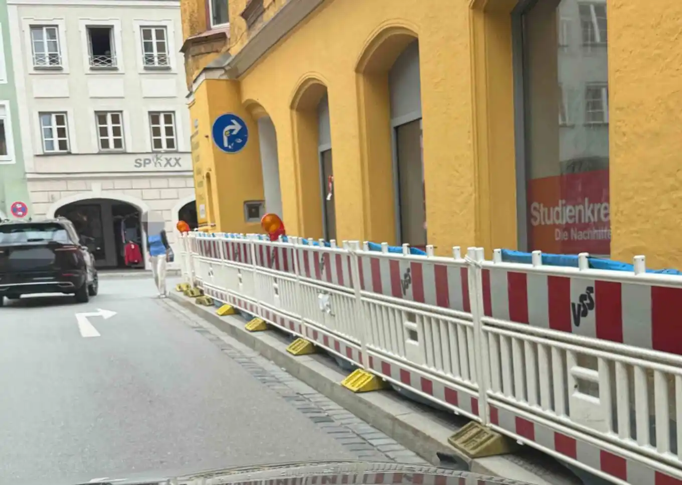 Bruckgasse: Gerüstabbau am Samstag