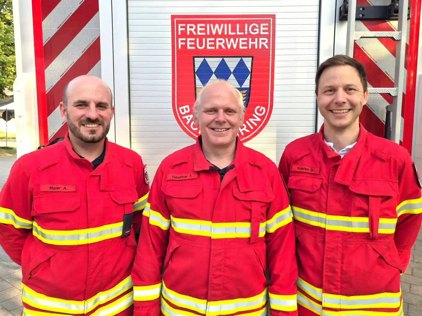 Drei an der Feuerwehr-Spitze