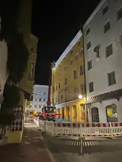 Bruckgasse war nachts komplett gesperrt