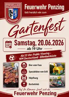 Feuerwehr Penzing lädt zum Gartenfest