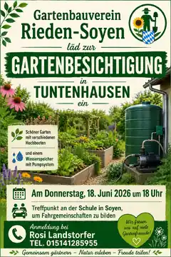 Hochbeete und Wasserspeicher