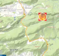 Brand in Bergwald bei Oberwössen