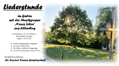 Singen im Pfarrgarten