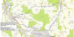 Sperrung auf der B304