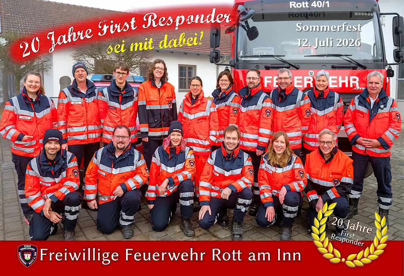 Seit 20 Jahren in Rott: Die Helfer der „Firstis“