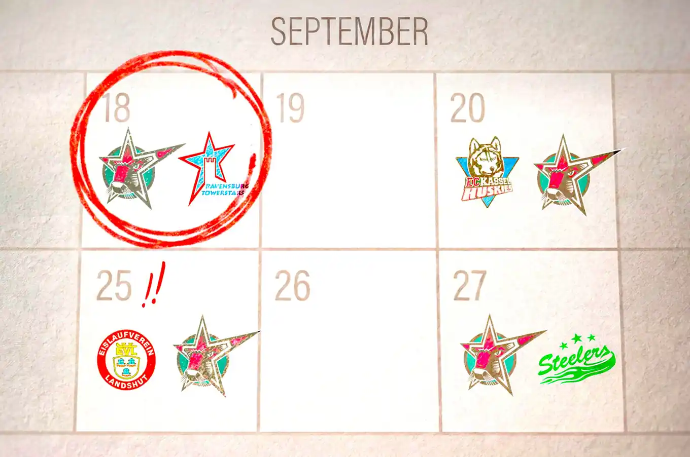 Starbulls: Der Spielplan steht