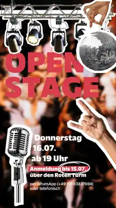 „Open Stage“ am Hofstatt-Strand