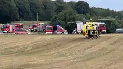 Von Leiter gestürzt: Schwer verletzt