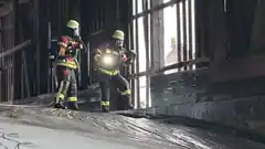 Acht Feuerwehren rückten an
