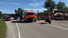 Bei Ramerberg: Motorradfahrer verunglückt