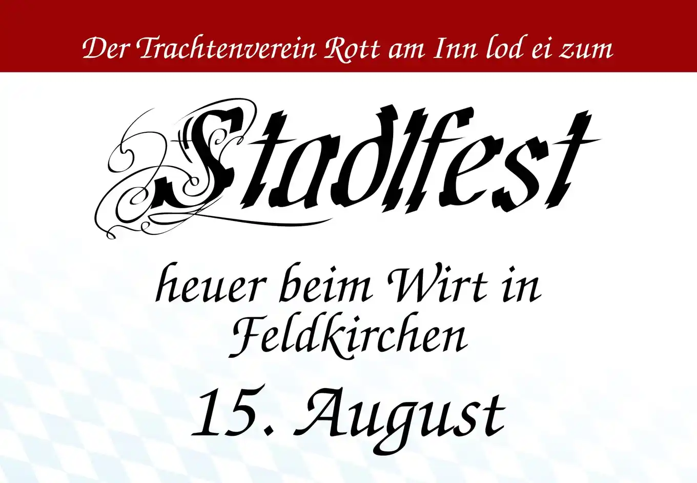 Stadlfest der Rotter Trachtler
