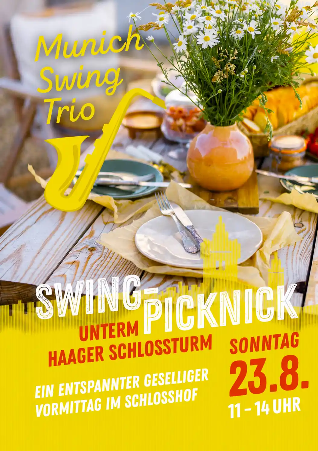 Ein Swing-Picknick unterm Schlossturm