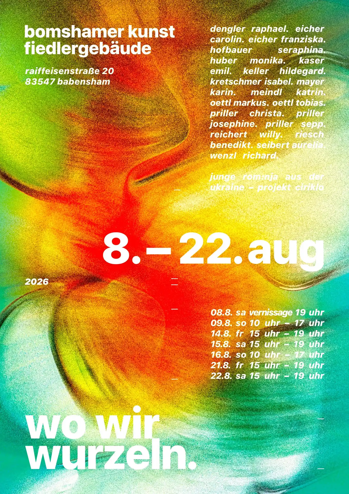 Ab heute Kunsttage in Babensham