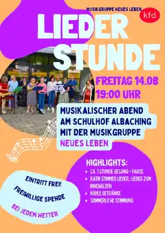 Ein sommerliches Beinandersein mit Liedern