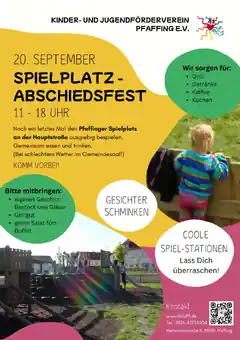 Ein letztes Mal toben