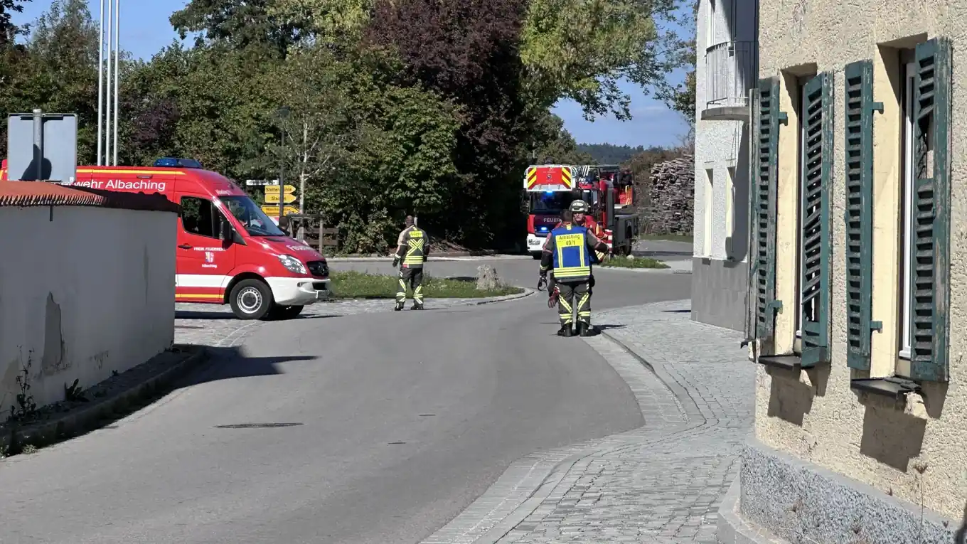 14.15 Uhr: Einsatz für die Feuerwehr Albaching