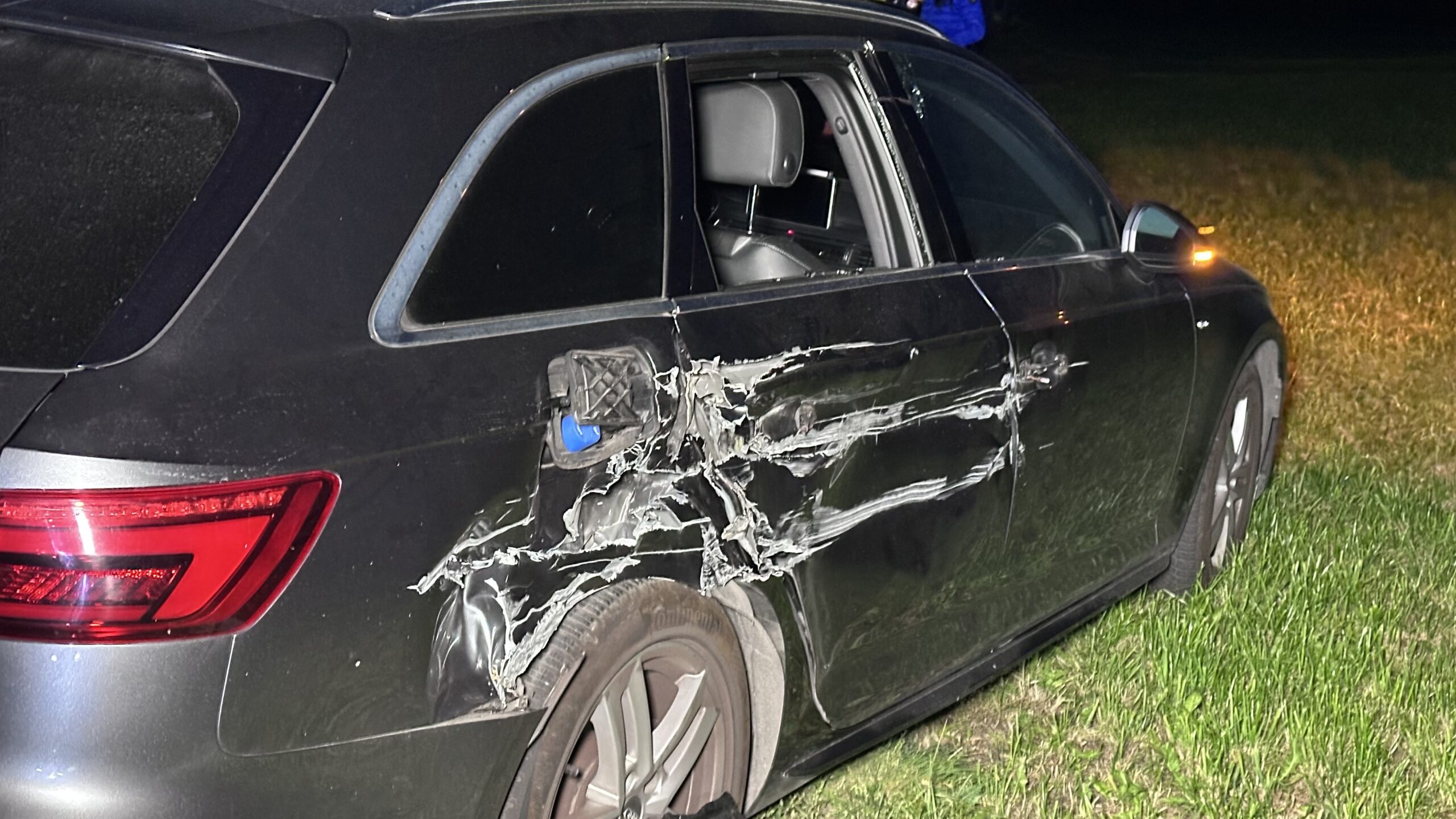 Riesiges Glück bei Unfall mit Erntemaschine