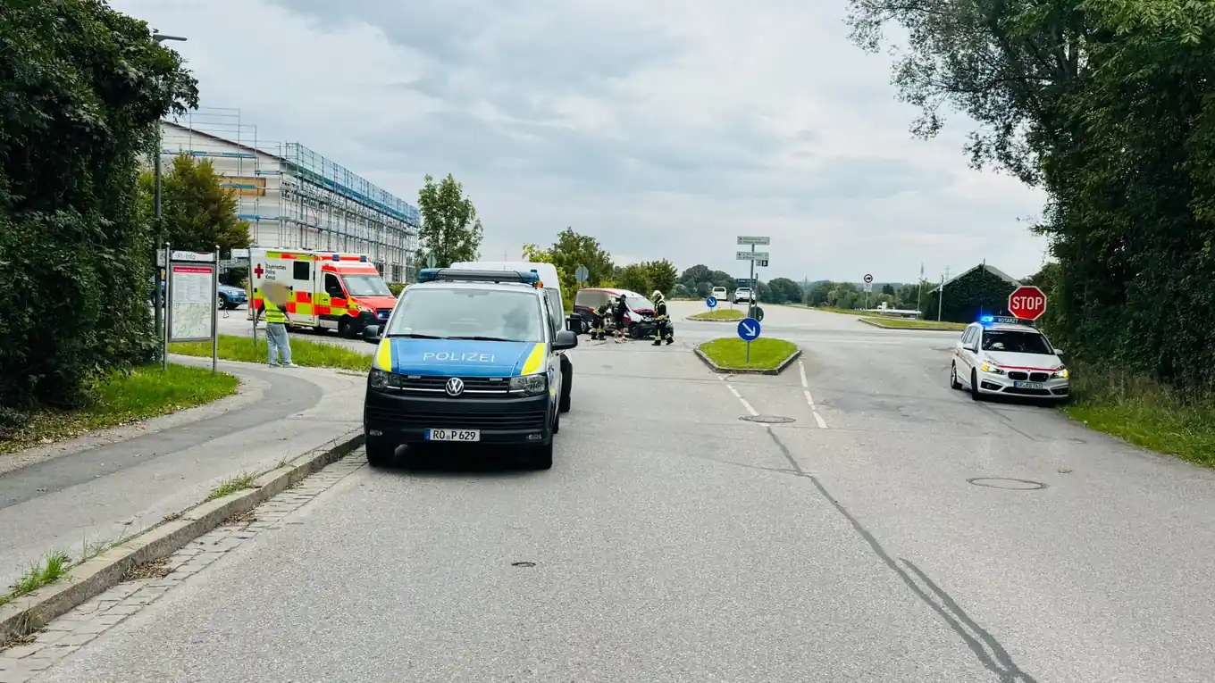 11 Uhr: Unfall auf der Priener Straße
