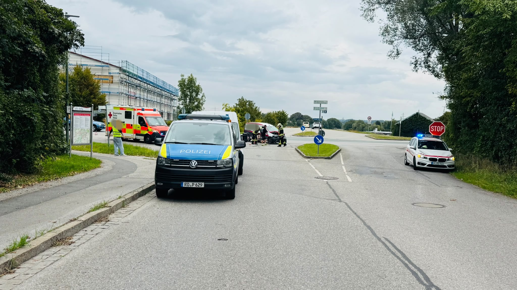 11 Uhr: Unfall auf der Priener Straße