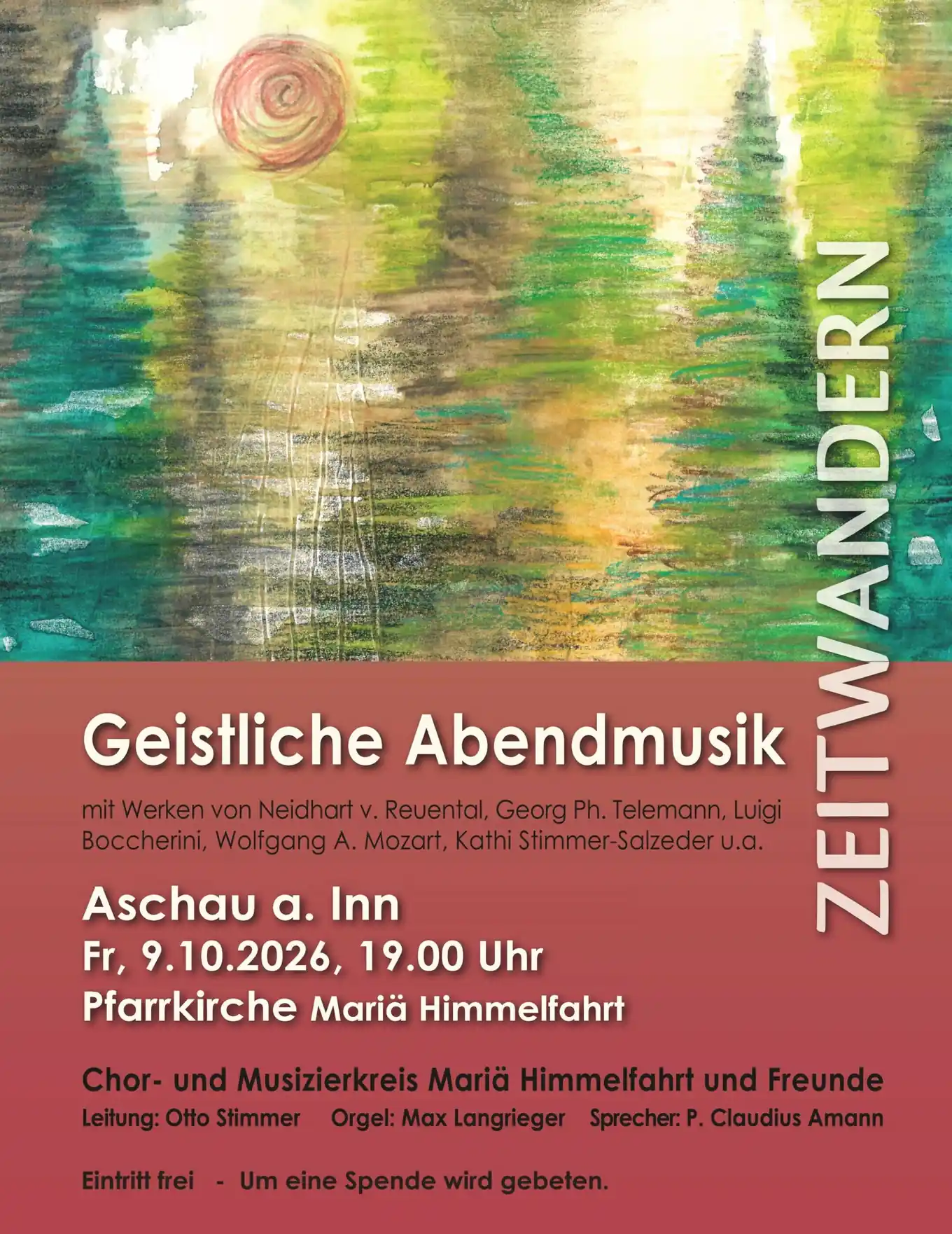 „Zeitwandern“ – ein Benefizkonzert