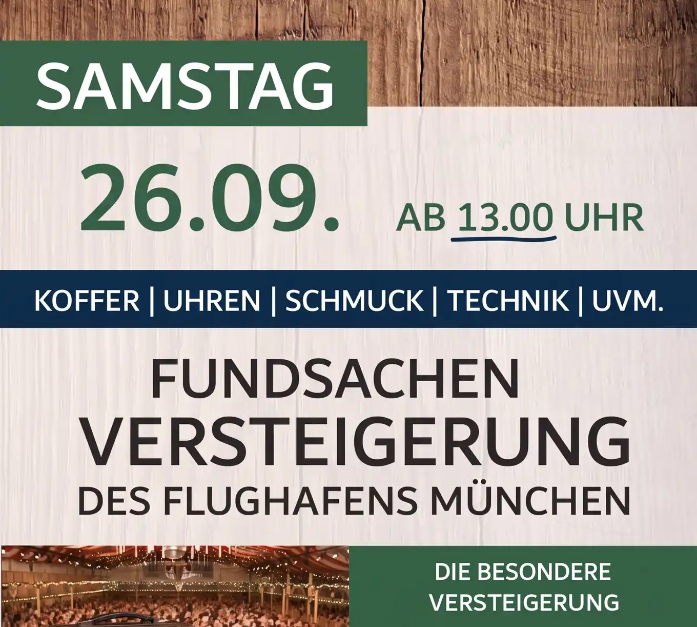 Beim Haager Herbstfest: Koffer kommen unter den Hammer