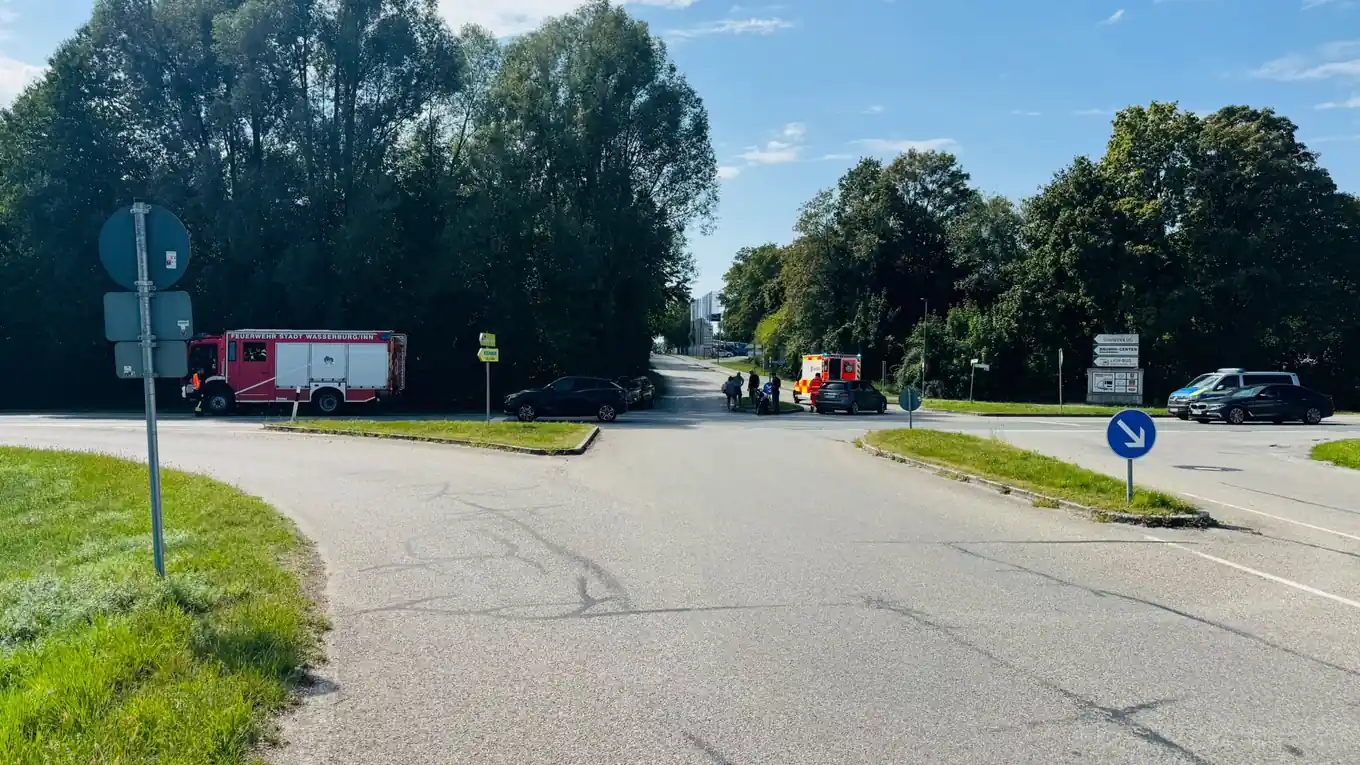 13.30 Uhr: Unfall in der Priener Straße
