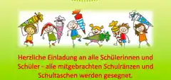 Eine Segnung der Schulkinder