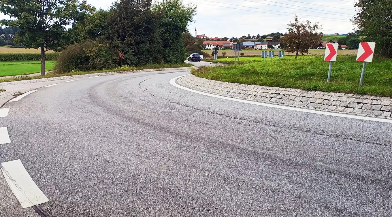Vollsperrung bei Altdorf