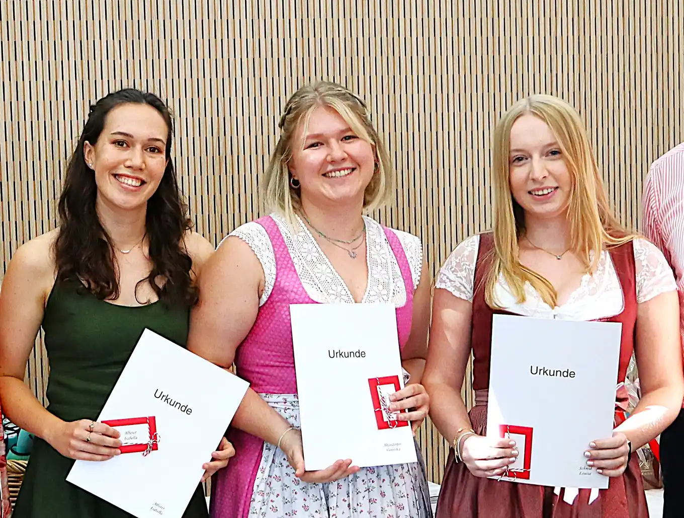 Drei junge Frauen erhielten den Staatspreis