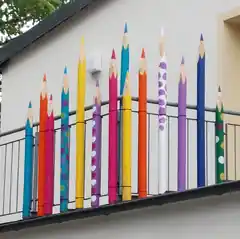 Farbenfroher Blickfang in Soyen