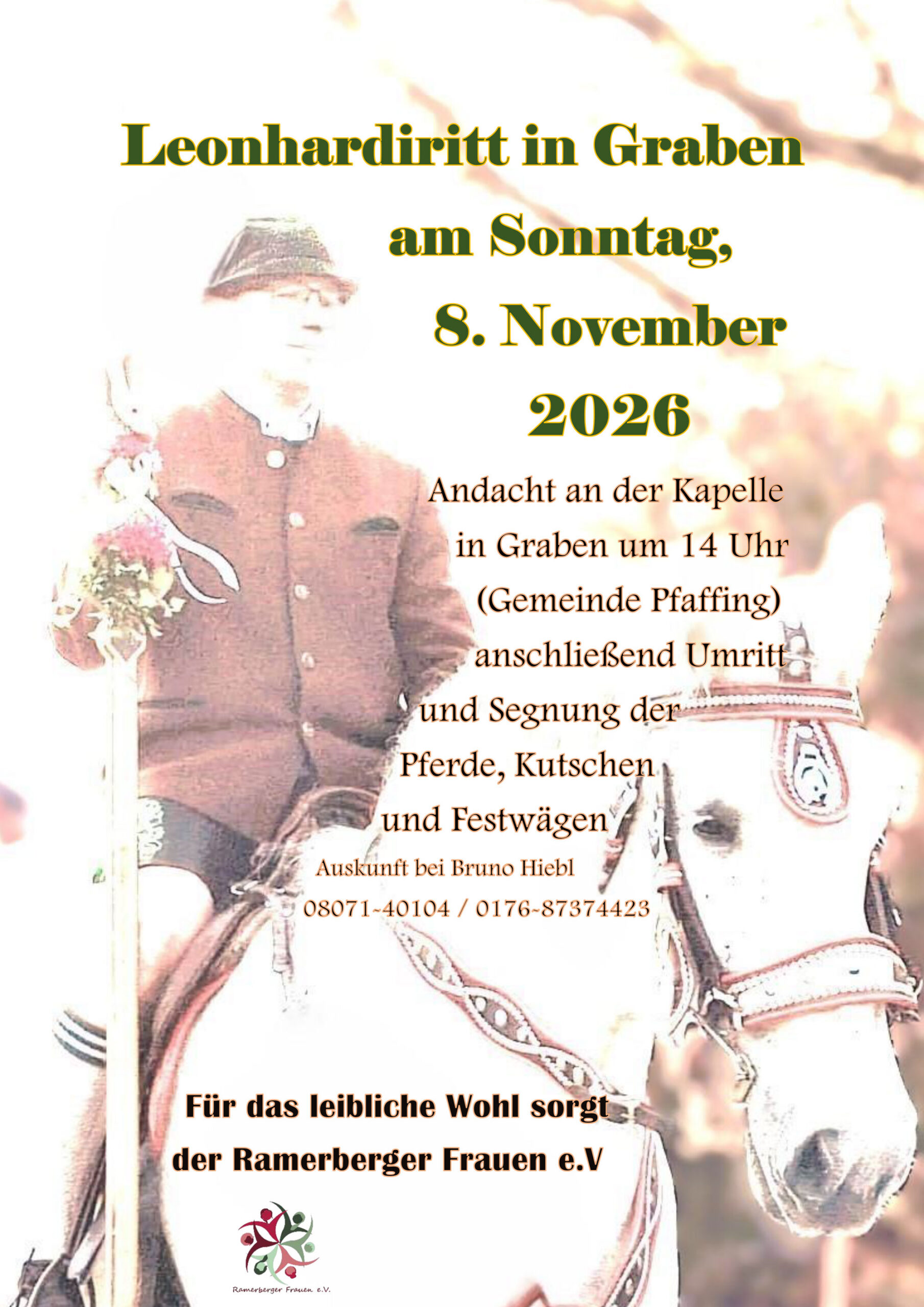 Wieder traditioneller Leonhardiritt in Graben