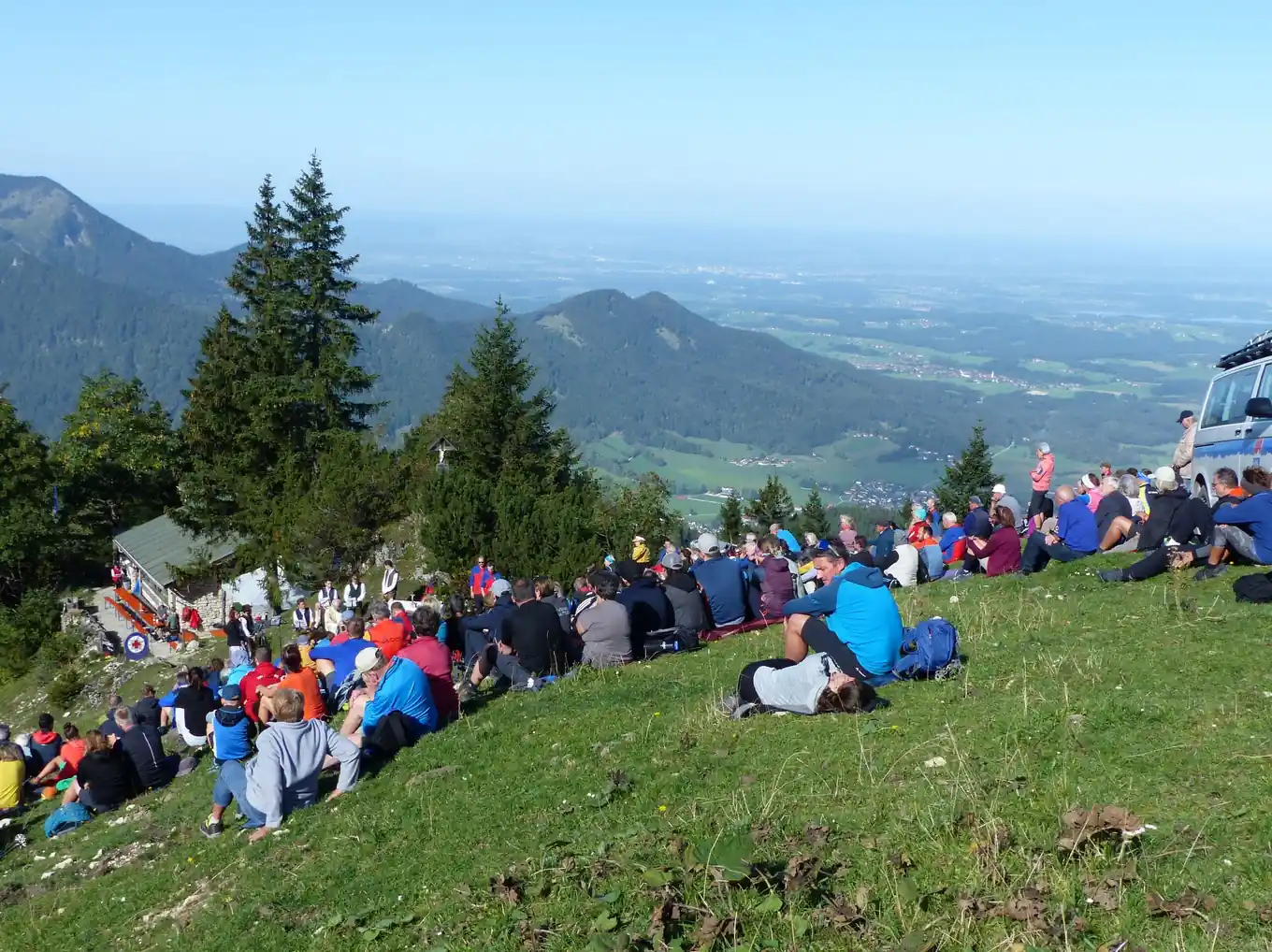 Bergmesse und Almkirta auf der Kampenwand